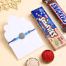 Evil Eye Designer Rakhi With Choco Treats