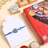 Evil Eye Enamel Rakhi With Mewa Bites
