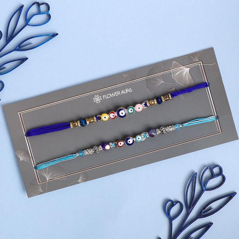 Stunning Evil Eye Rakhi Duo