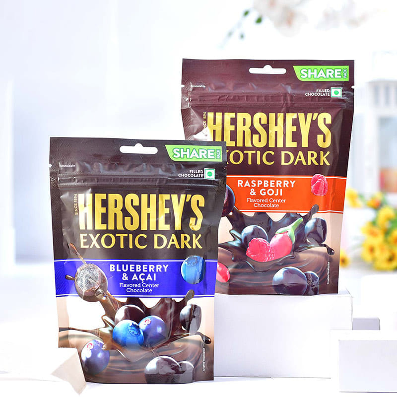 Evil Eye N Elephant Rakhis With Berry Chocolates
