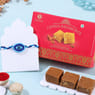 Evil Eye Oval Rakhi With Chana Badam Bites