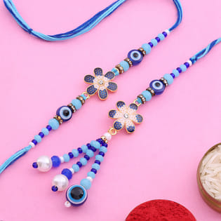 Evil Eye Rakhi For Bhaiya Bhabhi