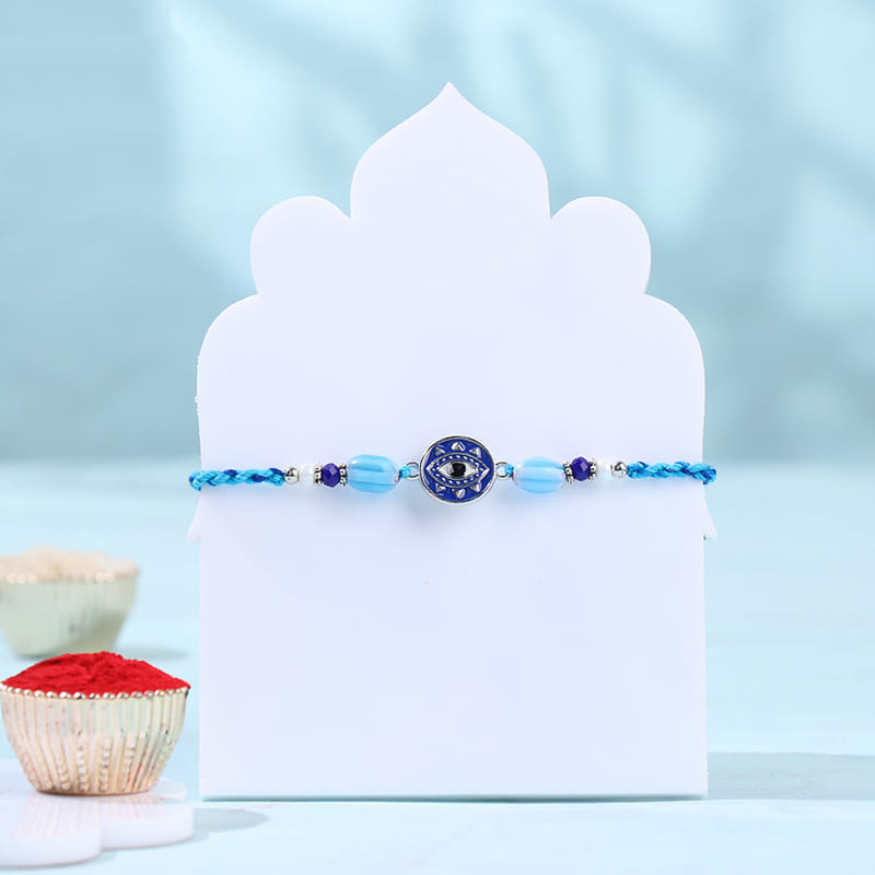 Evil Eye Rakhi With Cashews N Raisins