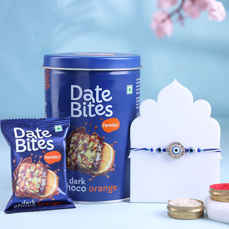 Evil Eye Rakhi With Date Bites