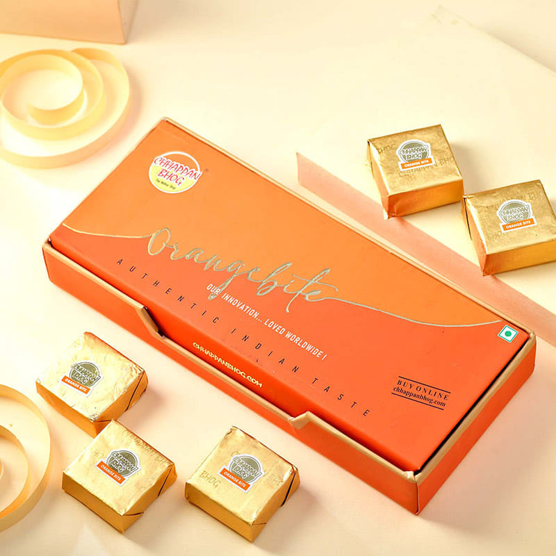 Evil Eye Rakhi With Orange Bites