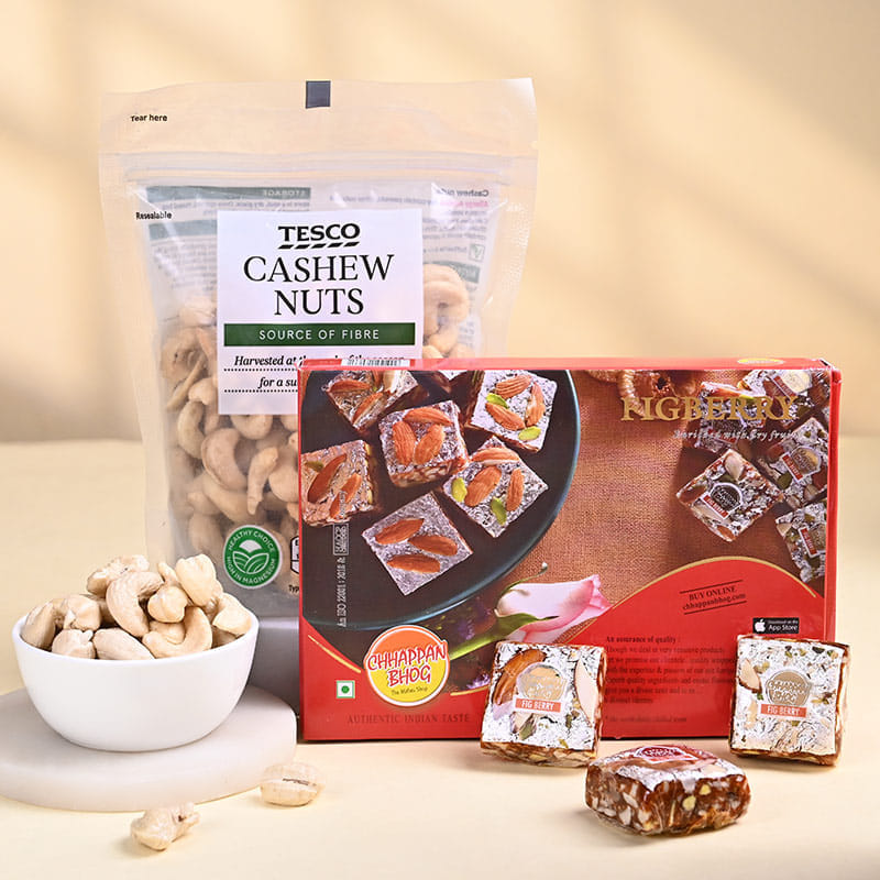 Evil Eye Rakhi With Sweets N Cashews