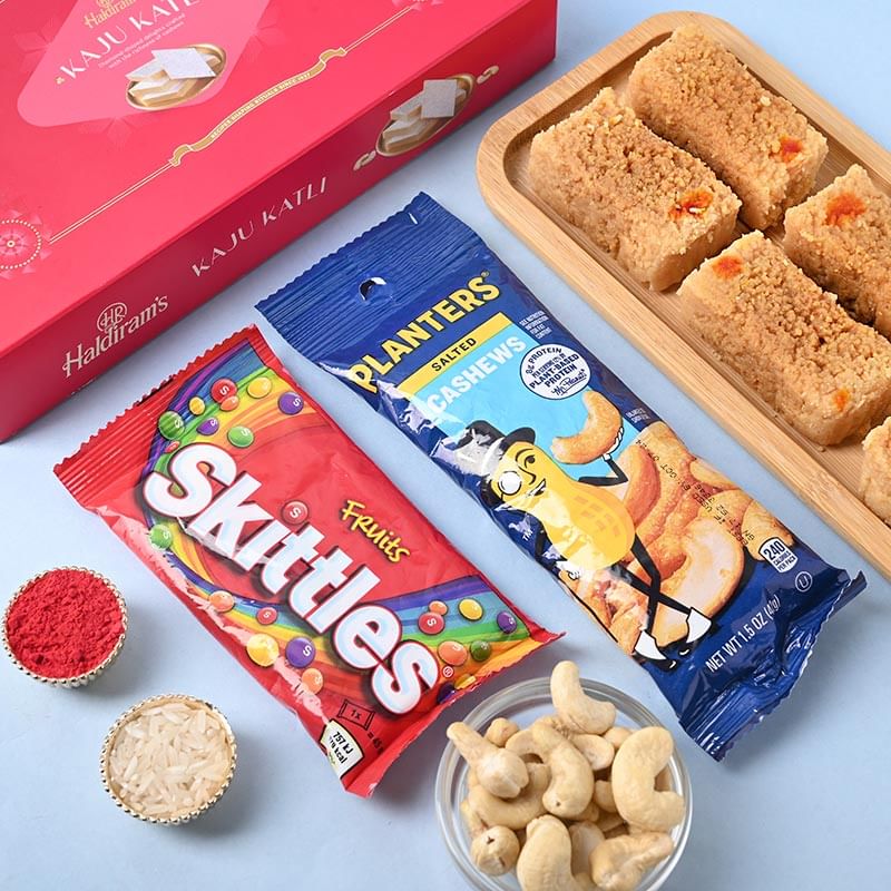 Cashews N Haldirams Milk Cake