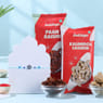 Evil Eye Star Rakhi with Almonds and Trail Mix
