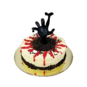 Haunting Halloween Chocolate Cake