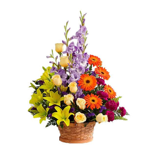 Exquisite Blossom Basket