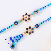 Exquisite Evil Eye Bhaiya Bhabhi Rakhis