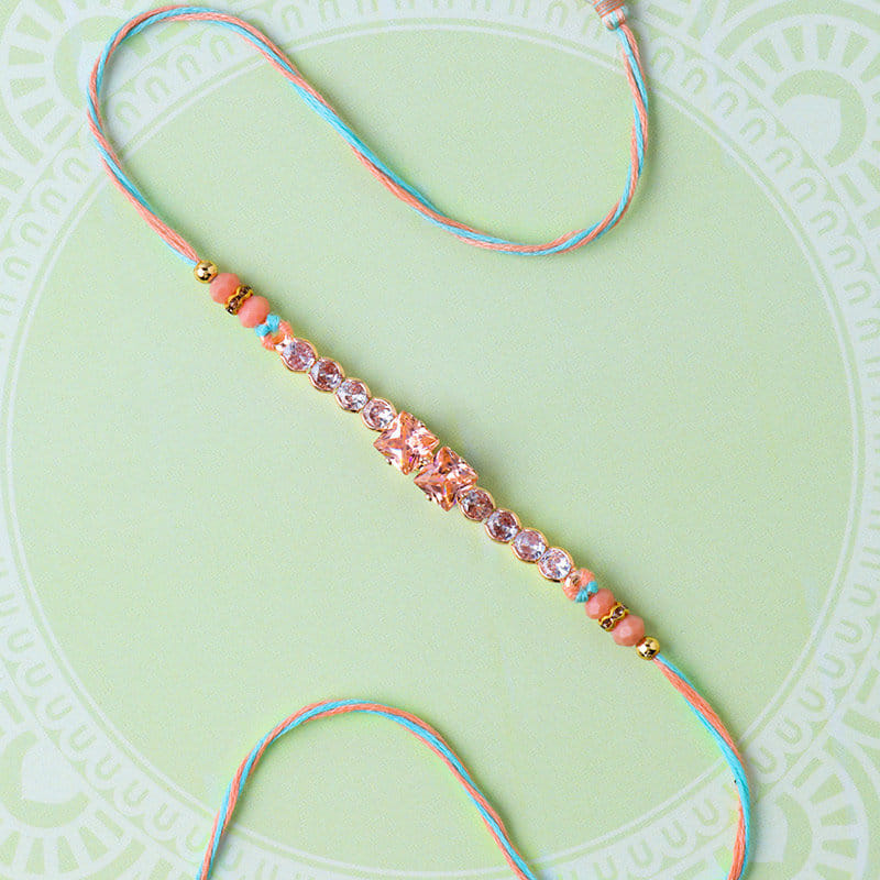 Exquisite Stone Rakhi