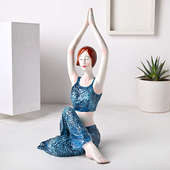 Exquisite Yoga Lady Showpiece