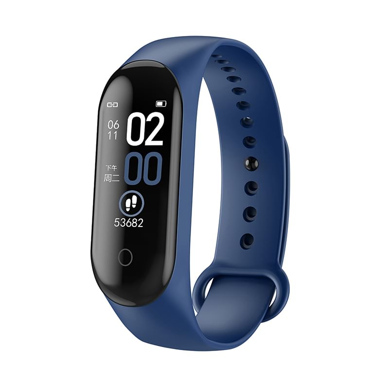 Eye-Catchy Blue Fitness Band