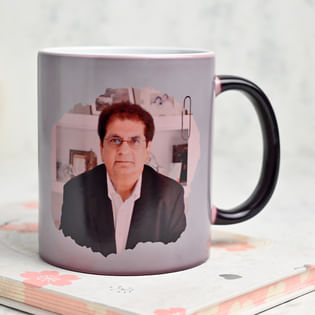 Surprise custom Magic mug for father