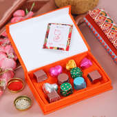 Order Bhaiya Bhabhi Rakhi and Handmade Chocolate Online