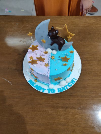 Blissful Baby Shower Theme Cake
