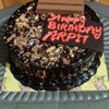 Eggless Kitkat Crunch Chocolate Cake