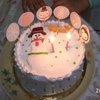 Snowman Cake