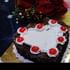 1/2 kg Heart Shaped Chocolate Cake