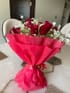 Blaze Red Velvet Roses