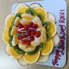 Fresh Fruit Medley Cake