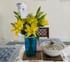 Luminous Lilies in Blue