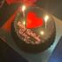 Red Heart Rose Cake Combo