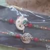 Ganesha N Swan Stone Rakhi Duo