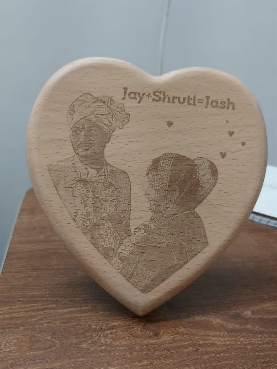 Heartfelt Personalised Wooden Frame