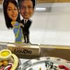 Blue Stone Bhaiya Bhabhi Rakhi N Caricature Combo