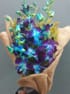 Blue 6 Orchid Jute Bouquet