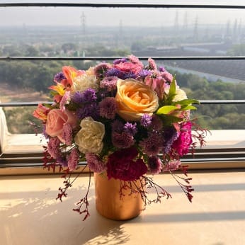 Floral Harmony in Gold