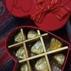 Love Heart Shaped Chocolates Hamper Box