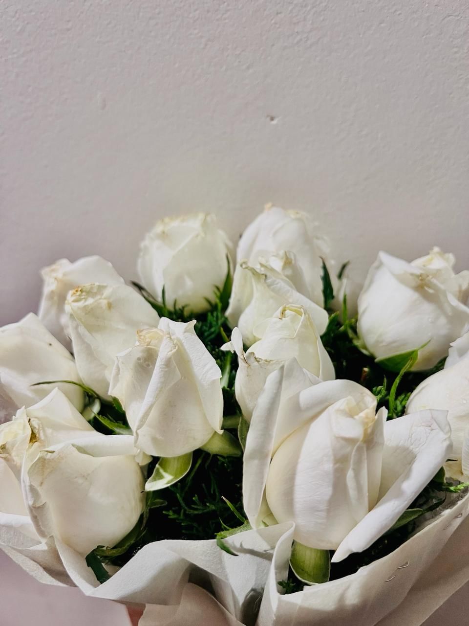 Eternity White Roses Bouquet