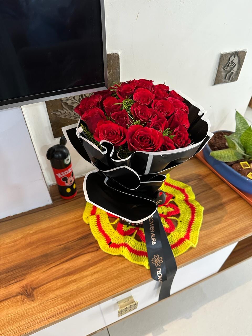 Two Dozen Roses Bunch