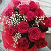 Forever 12 Red Rose Bunch