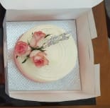 Flavorful Rose Adorned Cake