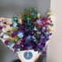Blue 6 Orchid Jute Bouquet
