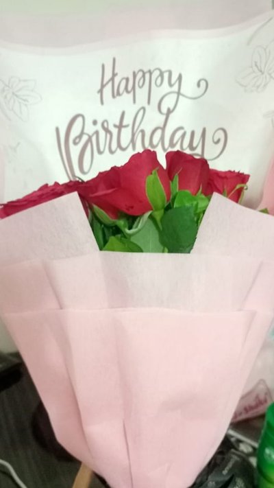 Happy Birthday Bouquet Of Roses