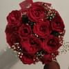 Stuning Red roses With Chocolates