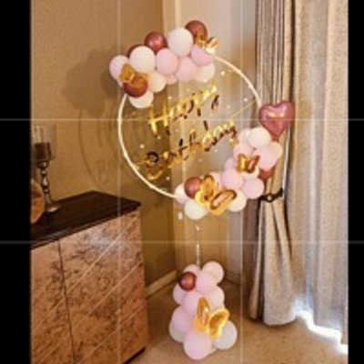 Pastel Pink Balloon Bouquet
