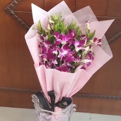Bellina Purple Orchid Bouquet