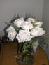 Eternity White Roses Bouquet