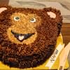 Whimsical Monkey Face Designer Cake