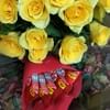 Yellow Roses N Kitkat Combo