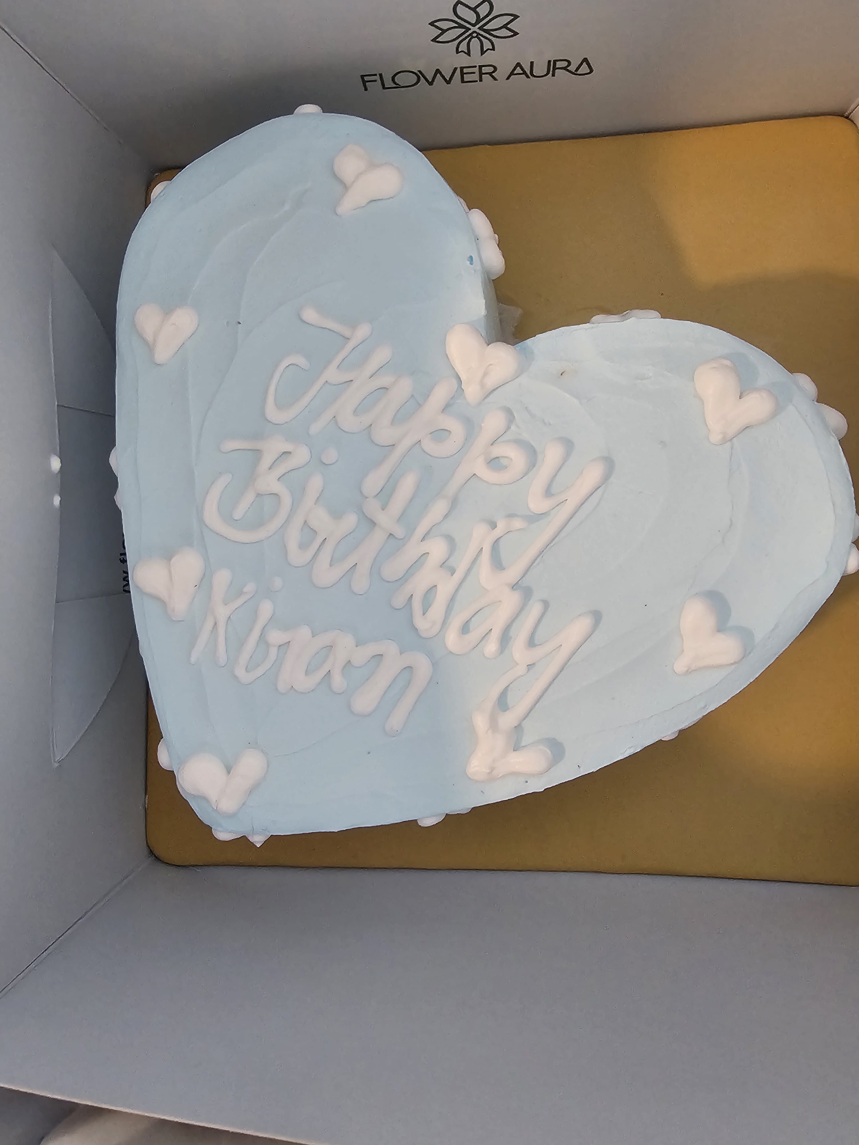 Blue Orchids N Pineapple Cake Duo