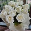 Eternity White Roses Bouquet