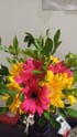 Radiant Pink And Yellow Gerbera Bouquet