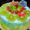 Fresh Fruit Medley Cake